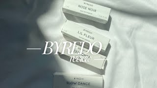 byredo review  gypsy water slow dance blanche sundazed rose noir mojave ghost lil fleur [upl. by Erlandson]