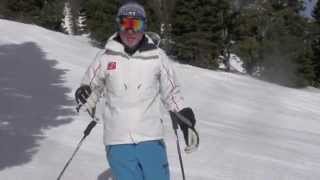 Harald Harb How to Ski Series 2 Lesson 5 Bending flexing knees and legs [upl. by Brenza]