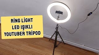 Ring Light Led IŞIKLI HALKA TRİPOD👍Yuvarlak Led👍Telefon Tutucu YoutuberTiktok Influencer Trendyol [upl. by Abrahams]