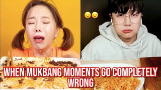 when mukbang moments go completely WRONG [upl. by Waligore44]