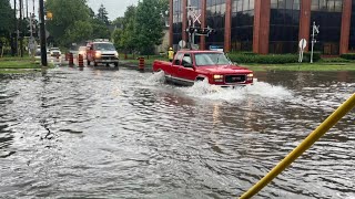 London Flooding Chaos Tube Lines Shut Down [upl. by Sarid202]