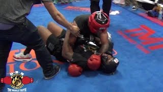 MAYWEATHER SPAR WARS HEATED SPARRING SESSION WILL CLEMONS VS CHRISTIAN [upl. by Azelea202]