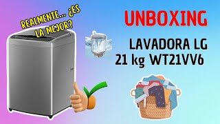 Lavadora LG 21 kg WT21VV6 Realmente ¿Es la mejor [upl. by Nagiam]