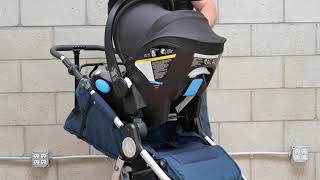 How To Attach Clek Infant Car Seat to Bumbleride Indie Stroller [upl. by Renba]