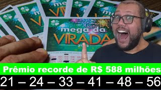 Mega da Virada 2023 Quatro apostas simples e um bolão levaram o prêmio de R 588 milhões [upl. by Nirraj]