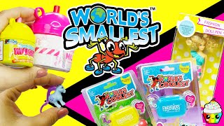 WORLDS SMALLEST Worlds Coolest Tiny Collectibles Fingerlings Barbie Smooshy Mushy [upl. by Enileoj315]