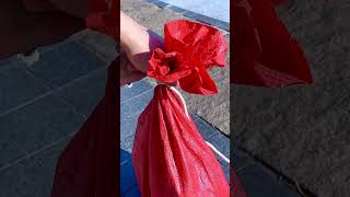 How to Securely Tie a Bag Containing Heavy Items [upl. by Dranrev]