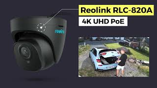 Speed Ramping Reolink RLC820A 4K UHD Überwachungskamera [upl. by Ayekim]