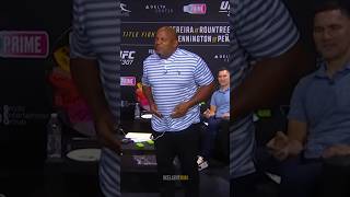 Daniel Cormier struggles taking period pain simulator [upl. by Ylrrad]