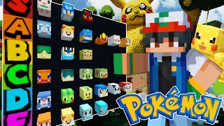 Making A POKEMON Starter TIER LIST In Minecraft [upl. by Netsruk852]