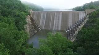 Drone View of Liberty Dam Eldersburg MD [upl. by Annissa653]