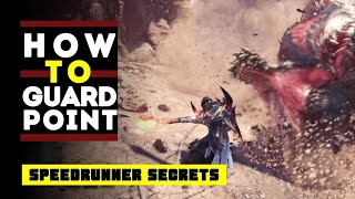 MHW Iceborne  How to Guard Point with the Charge Blade Charge Blade Guide amp Speedrunner Secrets [upl. by Kirbee]