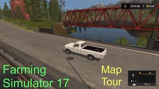 Farming Simulator 17  Touring Goldcrest Valley Map [upl. by Ettenim]