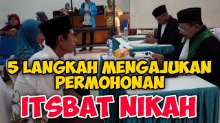 CARA SIDANG ITSBAT NIKAH UNTUK MENDAPATKAN BUKU NIKAH [upl. by Hitchcock807]