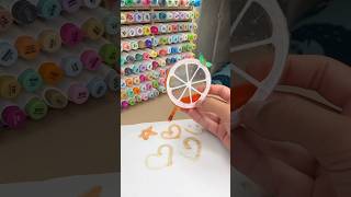 🍊Super cute DIY markers✨ diy cutediy crafts craft cutecrafts papercrafts cute thingstodo ￼ [upl. by Oisinoid]