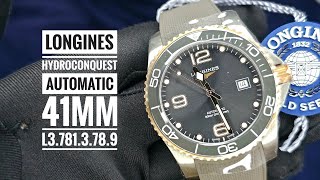 Longines Hydroconquest Automatic 41mm L37813789 [upl. by Nrubyar]