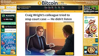 News Craig Wright vs AgerHansen [upl. by Enelcaj]