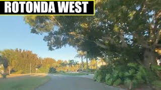 Driving Tour Of Rotonda West Florida [upl. by Morvin]