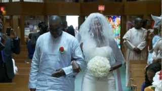 Saint Francis of Assisi Roman Catholic Church in Toronto  Nigerian Church Wedding Entrance [upl. by Tichon]