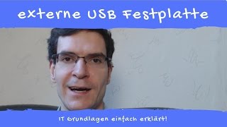 Was ist eine externe USB Festplatte und wie funktioniert sie [upl. by Yenobe]