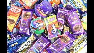 Cadbury  Cadbury Dairy Milk silk  Gems Surprise Ball  Kinder Joy amp Lots of Chocolate [upl. by Erlina]