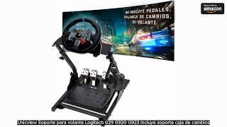 Unicview Soporte para volante Logitech G29 G920 G923 incluye soporte caja de cambios [upl. by Yarg]