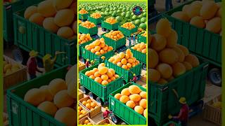 Harvesting cantaloupe Carrizo Springs Dimmit Texas fruit farmharvest [upl. by Laurene]