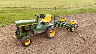 Custom TwoRow Planter  John Deere 140 Planting Sweet Corn [upl. by Amir]