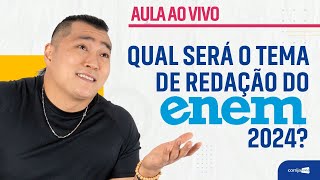 QUAL SERÁ O TEMA REDAÇÃO DO ENEM 2024 CONHEÇA AS APOSTAS DA CORRIJAME QUA JÁ ACERTOU 6 VEZES [upl. by Everett]