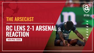 RC Lens 21 Arsenal reaction  Arsecast [upl. by Todd758]