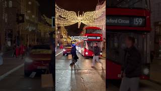 Beautiful Christmas Lights 🇬🇧❤️ london travel walkinglondon londonwalk christmas [upl. by Oeflein]