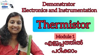 Thermistor l Demonstrator Electronics and Instrumentation l Module 1 [upl. by Penny916]