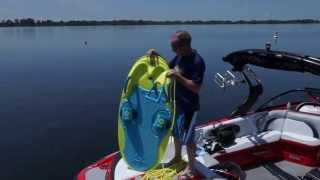 Jeff Hemmel Rides the ZUP Knee Board Wakeboard wakeskate [upl. by Mabelle]