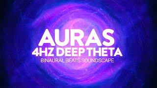 Auras  4Hz Deep Theta Soundscape for Meditation Relaxation Sleep [upl. by Inajna163]