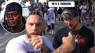 I Ran Into Kenny Dobbs At Venice Beach And It Got HEATED  1v1 Basketball [upl. by Allekim510]