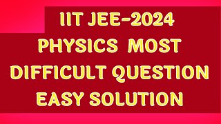 IIT JEE main202427 jan morning Qno22 physics solution [upl. by Jessee700]