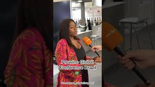 At the Prowine Global Expo in Brazil São Paulo wine brazil [upl. by Coben179]