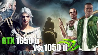 1050 ti vs 1650 ti Laptop Test in 9 Games [upl. by Ardnuaed]