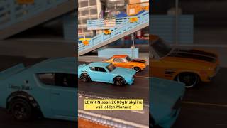 Hot wheels LBWK Skyline Vs Holden Monaro 🚗🔥🔥💨 [upl. by Berkie207]