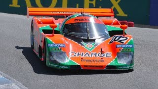 RACER Monterey Mazda 767B Visor Cam with Jonathan Bomarito [upl. by Nylatsirhc]