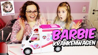 BARBIE 2in1 KRANKENWAGEN 🚑 Hilfe Barbie braucht einen Arzt Was ist passiert [upl. by Onahpets]