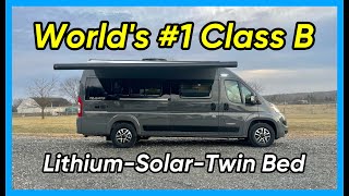 2023s Most Popular Camper Van Travato 59KL Tour and Lithium Batteries [upl. by Ulberto]