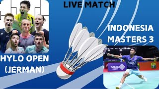 Live Match 8 Besar HYLO Open dan Indonesia Master Live Score [upl. by Etam]