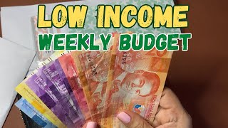 Low Income Budget  Weekly Salary  Emergency Fund [upl. by Llenyr]