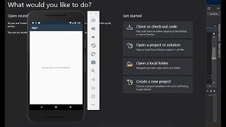 Visual Studio First Xamarin Android App [upl. by Torey341]