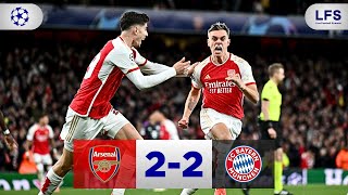 ARSENAL 22 BAYERN MUNICH  Champions League Live [upl. by Ttenyl]