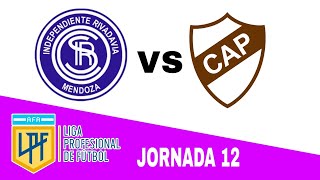 Independiente Rivadavia 02 Platense en vivo LIGA PROFESIONAL ARGENTINA Jornada 12 [upl. by Asum]