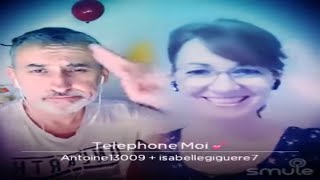 🎤 Isabelle chante avec Antoine pour toi quot Téléphonemoiquot de Nicole Croisille Karaoké [upl. by Akiras]