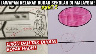 HaHa 40 Jawapan Budak Sekolah Yang Lawak Dan Kelakar Di Malaysia Part 2 [upl. by Arnst]