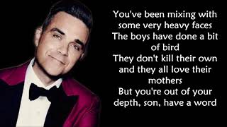 Robbie Williams  Tripping LYRICS [upl. by Eiloj]